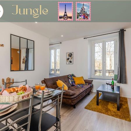 Jungle - Magnifique Appartement Avec Parking Prive - Paris-Disney & Cdg A 25 Minutes Pomponne المظهر الخارجي الصورة